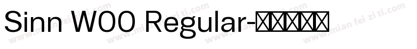 Sinn W00 Regular字体转换